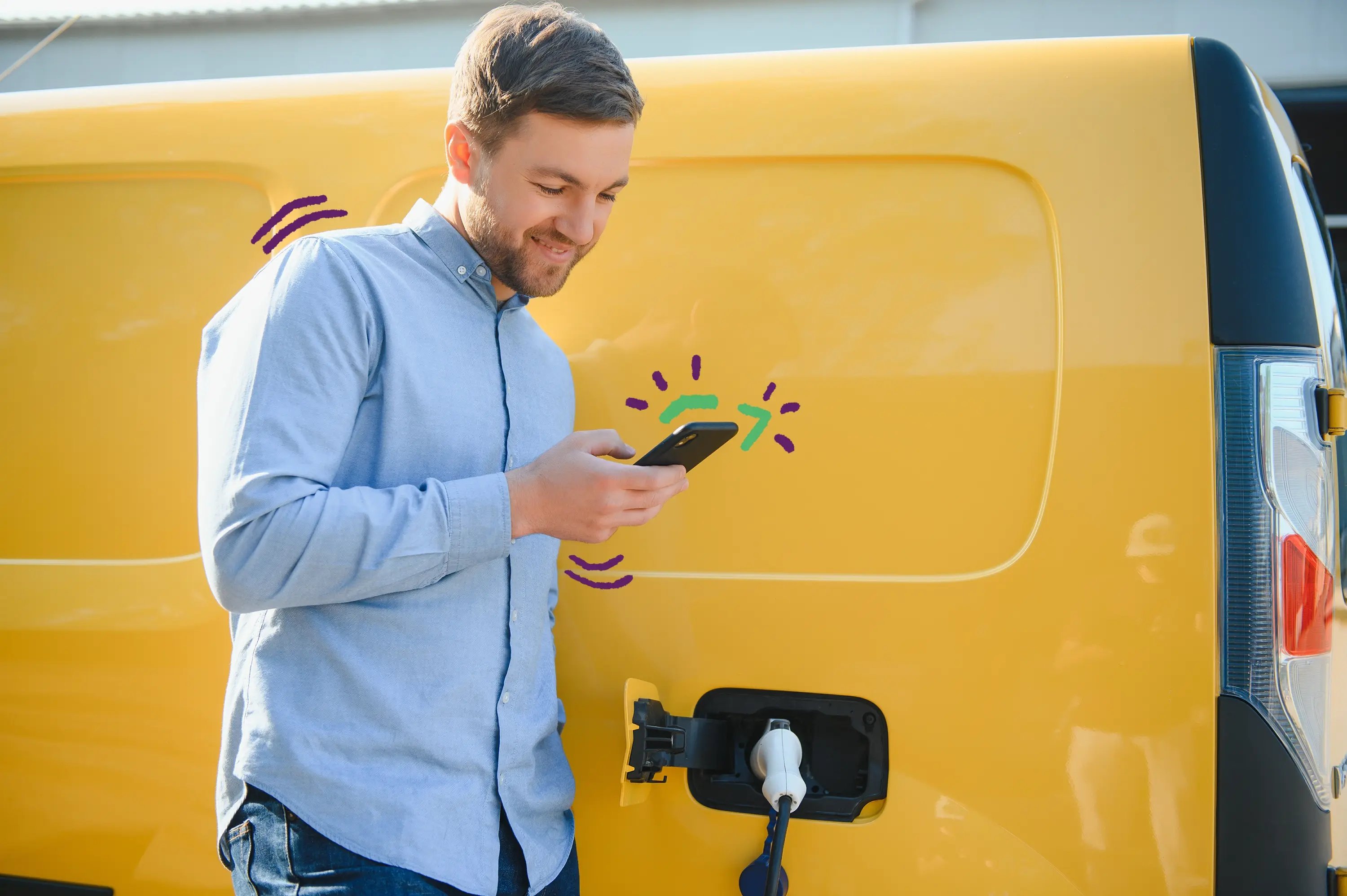Estación de carga para flotas eléctricas, clave para logística sostenible y optimización de rutas"